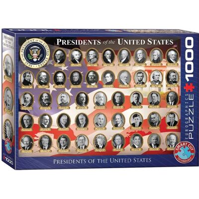 Eurographics Presidentes de EE. UU. Puzzle de 1000 Piezas Eurographics Presidentes de EE. UU. Puzzle de 1000 Piezas
