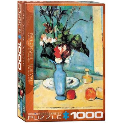 Puzzle Eurographics Cezanne Vaso Blu - 1000 Pezzi Puzzle Eurographics Cezanne Vaso Blu - 1000 Pezzi