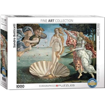 Eurographics Geburt der Venus Puzzle - 1000 Teile - Europäische Kunst Eurographics Geburt der Venus Puzzle - 1000 Teile - Europäische Kunst
