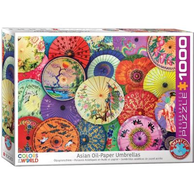 Puzzle Eurographics Ombrelli di Carta di Olio Asiatici - 1000 Pezzi Puzzle Eurographics Ombrelli di Carta di Olio Asiatici - 1000 Pezzi