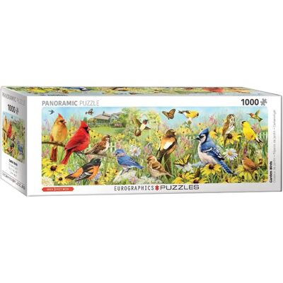 Eurographics Gartenvögel - Greg Giordano Panorama Puzzle - 1000 Teile Eurographics Gartenvögel - Greg Giordano Panorama Puzzle - 1000 Teile