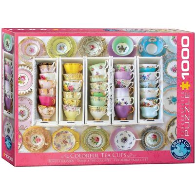 Eurographics Tea Cups Puzzle - 1000 Pieces - Puzzle Eurographics Tea Cups Puzzle - 1000 Pieces - Puzzle