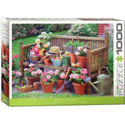 Eurographics Gartenbank Puzzle - 1000 Teile Eurographics Gartenbank Puzzle - 1000 Teile