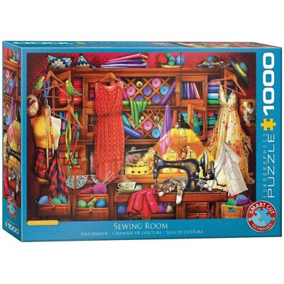 Puzzle Eurographics - Atelier de Couture 1000 Pièces - Puzzle Puzzle Eurographics - Atelier de Couture 1000 Pièces - Puzzle