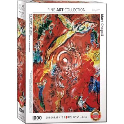 Eurographics Puzzle - Der Triumph der Musik - Marc Chagall - 1000 Teile Eurographics Puzzle - Der Triumph der Musik - Marc Chagall - 1000 Teile