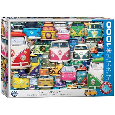 Eurographics VW Bus - Funky Jam Puzzle, 1000 Teile Eurographics VW Bus - Funky Jam Puzzle, 1000 Teile