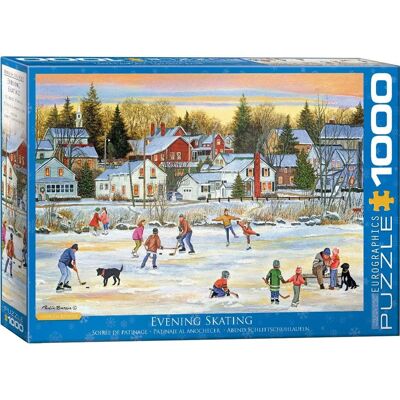 Eurographics Patricia Bourque Wieczorne Łyżwiarstwo Puzzle - 1000 Elementów Eurographics Patricia Bourque Wieczorne Łyżwiarstwo Puzzle - 1000 Elementów