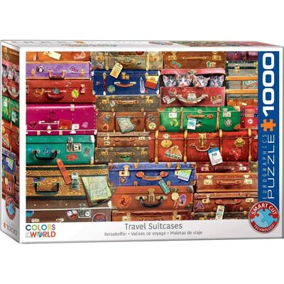 Eurographics Valises de Voyage Puzzle 1000 Pièces - Puzzle Eurographics Valises de Voyage Puzzle 1000 Pièces - Puzzle