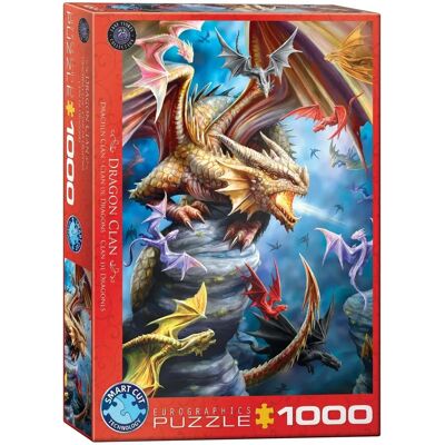 Eurographics Puzzle Clan de Dragons - 1000 pièces Eurographics Puzzle Clan de Dragons - 1000 pièces