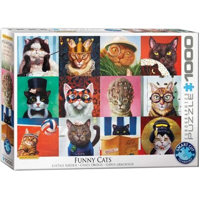 Eurographics Lucia Heffernan Lega Funny Cats - 1000 Kusů Eurographics Lucia Heffernan Lega Funny Cats - 1000 Kusů
