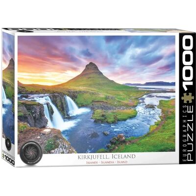 Eurographics Puzzle Kirkjufell Wasserfall 1000 Teile - Puzzle Eurographics Puzzle Kirkjufell Wasserfall 1000 Teile - Puzzle