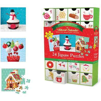 Eurographics 8924-5666 Modrý Puzzle Adventní Kalendář - Vánoce - 50 Kousků Eurographics 8924-5666 Modrý Puzzle Adventní Kalendář - Vánoce - 50 Kousků