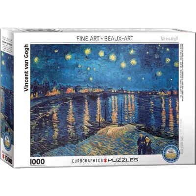 Eurographics Sternennacht über der Rhone - Puzzle 1000 Teile Eurographics Sternennacht über der Rhone - Puzzle 1000 Teile