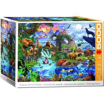 Eurographics Zwierzęta świata - Puzzle 5000 elementów Eurographics Zwierzęta świata - Puzzle 5000 elementów