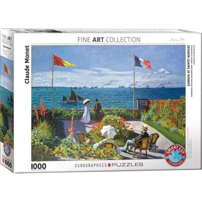 Eurographics Zahrada v Sainte-Adresse 1000dílné puzzle - Puzzle Eurographics Zahrada v Sainte-Adresse 1000dílné puzzle - Puzzle