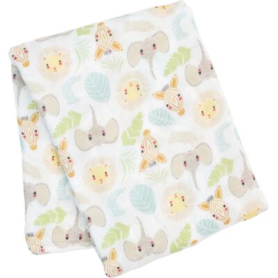Lulujo Baby Jungle Swaddle Blanket - Baby Swaddle Blanket Lulujo Baby Jungle Swaddle Blanket - Baby Swaddle Blanket