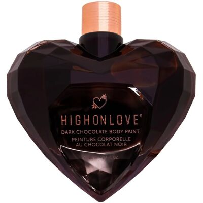High on Love Vopsea corporală cu ciocolată neagră - 100 ml High on Love Vopsea corporală cu ciocolată neagră - 100 ml