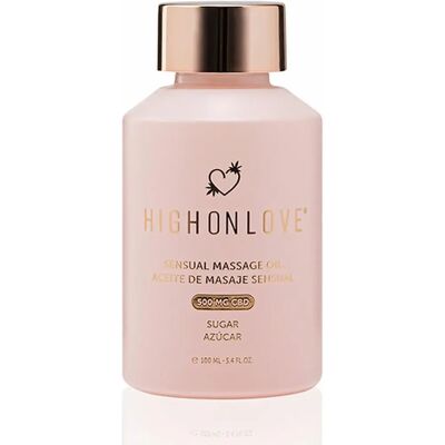 High on Love - Ulei de masaj cu CBD și zahăr - 100 ml High on Love - Ulei de masaj cu CBD și zahăr - 100 ml