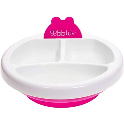 BBLÜV Baby Divided Plate Pink BBLÜV Baby Divided Plate Pink