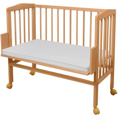 Berceau bébé Waldin avec matelas - Réglable en hauteur, Bois, Convertible - Publicité Berceau bébé Waldin avec matelas - Réglable en hauteur, Bois, Convertible - Publicité
