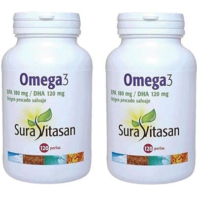 Sura Vitasan Omega-3 1200 mg - Gehirn, Herz & Sehkraft Sura Vitasan Omega-3 1200 mg - Gehirn, Herz & Sehkraft