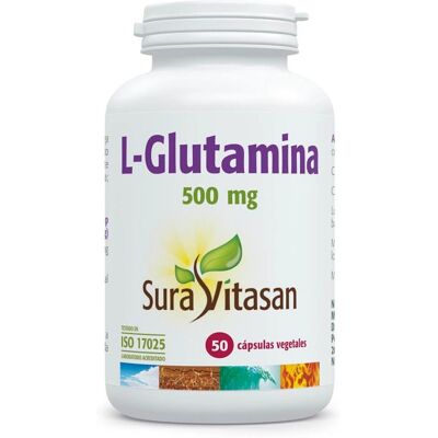 Sura Vitasan L-Glutamine - Dietary Supplement - 50 Capsules Sura Vitasan L-Glutamine - Dietary Supplement - 50 Capsules