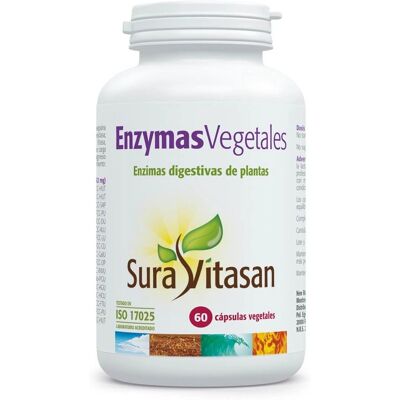 Enzimas Vegetais Sura Vitasan - Suplemento Digestivo Enzimas Vegetais Sura Vitasan - Suplemento Digestivo