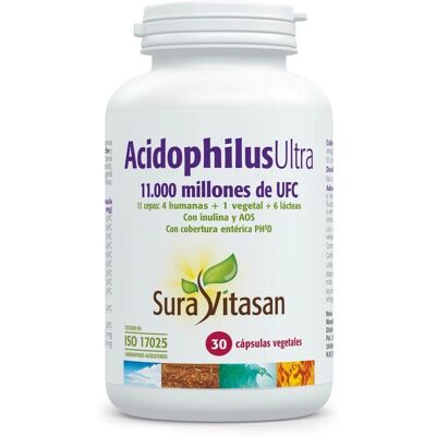 Sura Vitasan Acidophilus Ultra - 11Mil Millones - Probiótico Sura Vitasan Acidophilus Ultra - 11Mil Millones - Probiótico