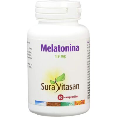 Sura Vitasan Melatonina 60 Comprimidos - Sono Sura Vitasan Melatonina 60 Comprimidos - Sono