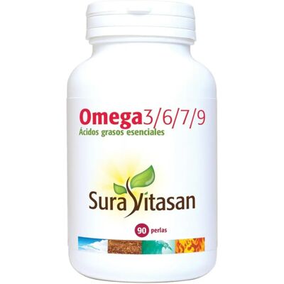 Sura Vitasan Omega 3/6/7/9 90 Perlas - Suplemento Alimentar Sura Vitasan Omega 3/6/7/9 90 Perlas - Suplemento Alimentar