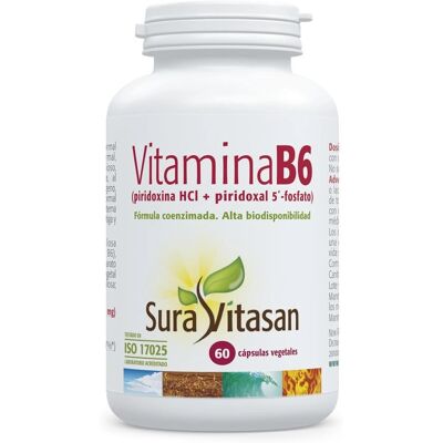 Sura Vitasan Vitamine B6 - Soutien Énergie et Système Nerveux - Publicité Sura Vitasan Vitamine B6 - Soutien Énergie et Système Nerveux - Publicité