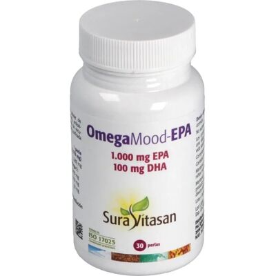 Sura Vitasan OmegaMood EPA 30 Softgels - Suplemento alimentar Sura Vitasan OmegaMood EPA 30 Softgels - Suplemento alimentar