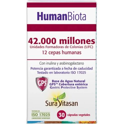 Sura Vitasan Human Biota 30 Gemüse-Kapseln - Nahrungsergänzung Sura Vitasan Human Biota 30 Gemüse-Kapseln - Nahrungsergänzung