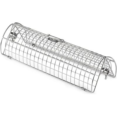 Napoleon Edelstahl Drehspieß-Korb mit Zweikammer-Design - Grillzubehör Napoleon Edelstahl Drehspieß-Korb mit Zweikammer-Design - Grillzubehör
