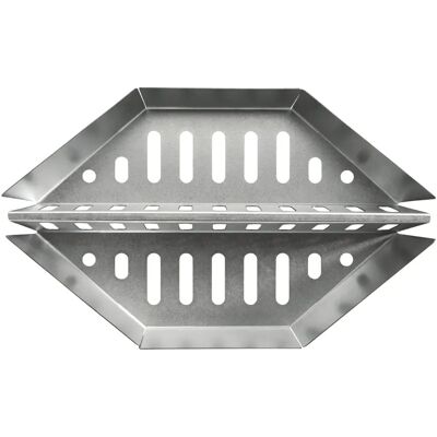 Napoleon Houtskoolmandjes - Stalen mandjes met aluminiumbeschichtung Napoleon Houtskoolmandjes - Stalen mandjes met aluminiumbeschichtung