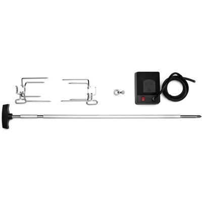 Ensemble tournebroche en acier inoxydable Heavy Duty de Napoleon - Pour PRO-3 - Publicité Ensemble tournebroche en acier inoxydable Heavy Duty de Napoleon - Pour PRO-3 - Publicité
