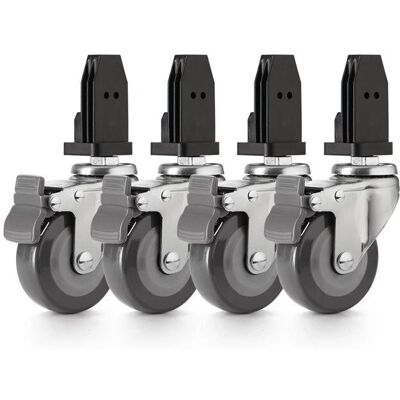 Napoleon Roestvrij Stalen Zware Belastbare Zwenkwiel Set - Grill Accessoires Napoleon Roestvrij Stalen Zware Belastbare Zwenkwiel Set - Grill Accessoires