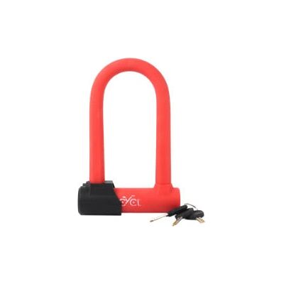 CYCL Antivol en U rouge - Acier, 1200 mm, portable - Publicité CYCL Antivol en U rouge - Acier, 1200 mm, portable - Publicité