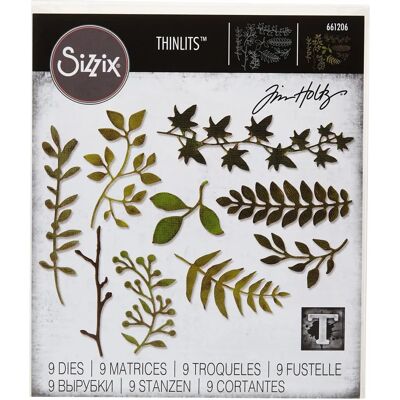 Sizzix Branche avec feuilles - Coupe à la main - Publicité Sizzix Branche avec feuilles - Coupe à la main - Publicité
