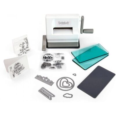Sizzix Tim Holtz Sidekick Kit de Démarrage - Machine de Découpe et Embossing Blanc et Gris - Publicité Sizzix Tim Holtz Sidekick Kit de Démarrage - Machine de Découpe et Embossing Blanc et Gris - Publicité