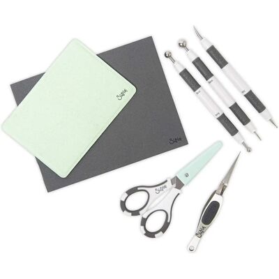 Set d'outils pour papier Sizzix - 7 pcs, Inclut tapis de moulage - Publicité Set d'outils pour papier Sizzix - 7 pcs, Inclut tapis de moulage - Publicité