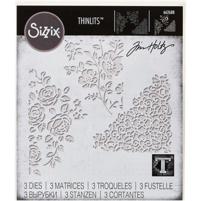 Sizzix Thinlits Stanzschablone "Mixed Media #5" - Metall-Schablone Sizzix Thinlits Stanzschablone "Mixed Media #5" - Metall-Schablone