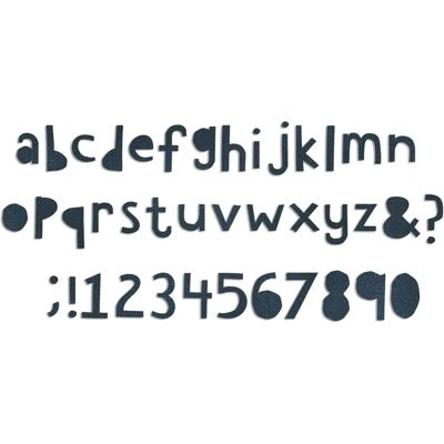 Tim Holtz XL Alphabet Stanzschablone - Scrapbooking Tim Holtz XL Alphabet Stanzschablone - Scrapbooking