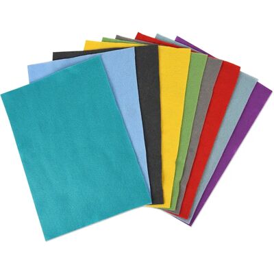 Feuilles de feutrine lumineuses Sizzix - Pack de 10 Feuilles de feutrine lumineuses Sizzix - Pack de 10