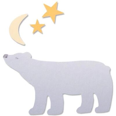 Sizzix - 663460 Polar Bear #2 - Stencil perforazione Sizzix - 663460 Polar Bear #2 - Stencil perforazione