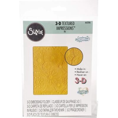 Sizzix 663206 Impressionen Prägefolder Mosaic Gems - Estuche de relieves Sizzix 663206 Impressionen Prägefolder Mosaic Gems - Estuche de relieves