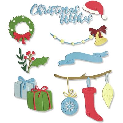 Sizzix Décorations de Noël - 20 pièces Sizzix Décorations de Noël - 20 pièces