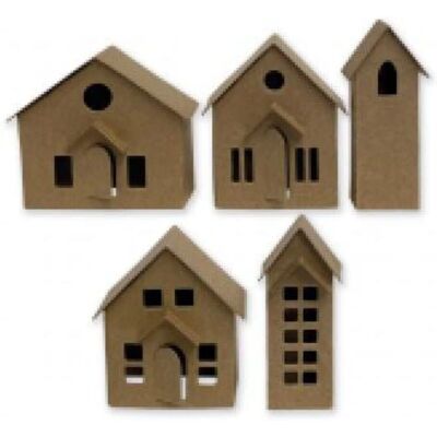 Tim Holtz Village de Papier - Ensemble de Dies Tim Holtz Village de Papier - Ensemble de Dies
