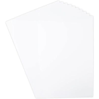 Cartón Blanco Sizzix - 60 Hojas - Material de Manualidades Cartón Blanco Sizzix - 60 Hojas - Material de Manualidades