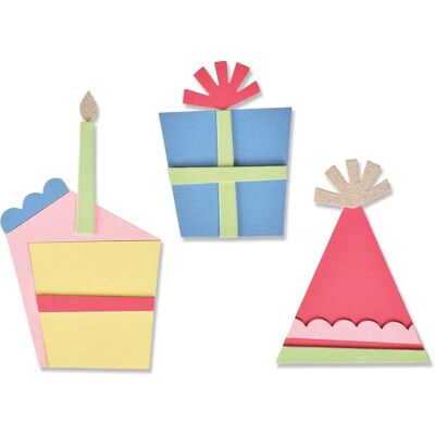Sizzix Bigz Dado - Elementi Festa - 666029 Sizzix Bigz Dado - Elementi Festa - 666029